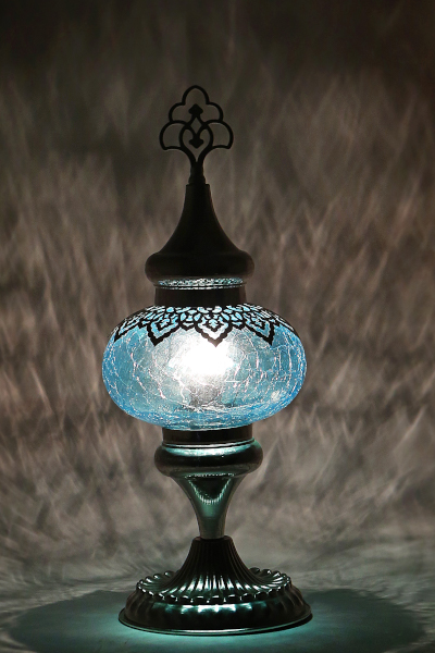 No.3 Size Nickel Ottoman Design Table Lamp